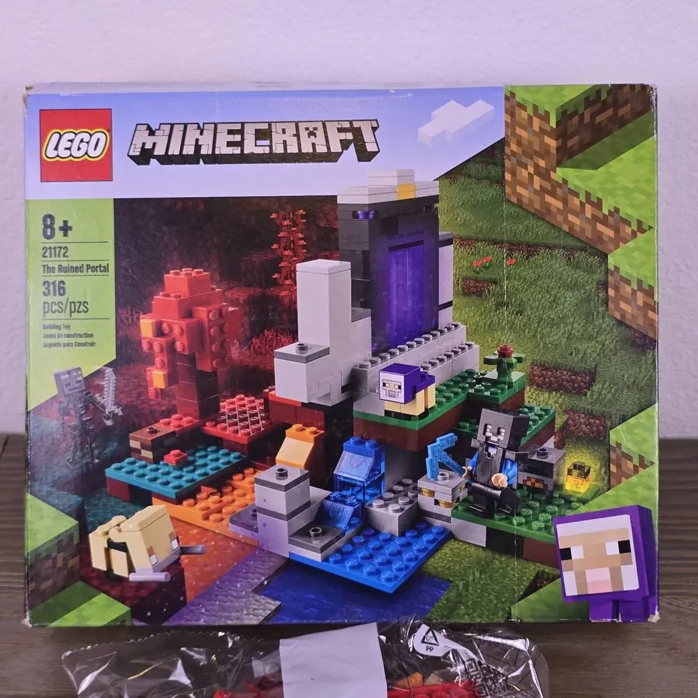 LEGO Minecraft: The Ruined Portal (21172) - Open Box - with Manual